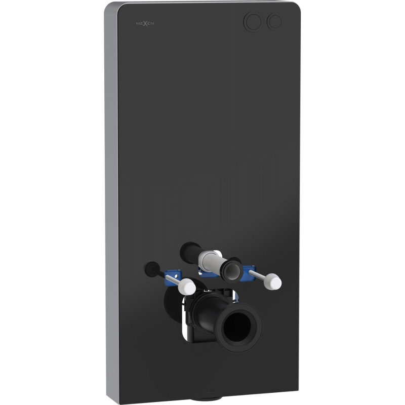 Mexen Tex Air G пневматична тоалетна конструкция за стенен монтаж, черно