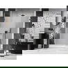 Mexen Lunar-B лява отваряема душ врата 150 см, прозрачна, gun metal - 832S-150-050-95-00-L