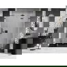Mexen Lunar-F сгъваеми душ врати десни 120 см, прозрачни, gun metal - 836S-120-050-95-00-P