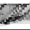 Mexen Lunar-F сгъваеми душ врати десни 120 см, прозрачни, gun metal - 836S-120-050-95-00-P