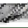 Mexen Lunar-F сгъваеми душ врати десни 150 см, прозрачни, gun metal - 836S-150-050-95-00-P