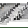Mexen Lunar-B лява врата за душ 145 cm, прозрачна, матиран никел - 832S-145-050-97-00-L