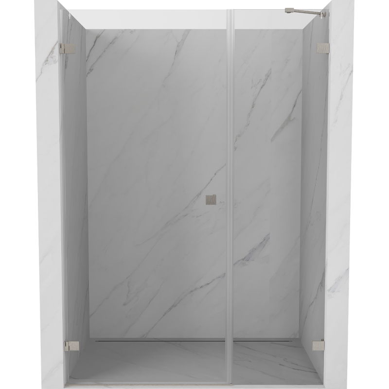 Mexen Lunar-B лява врата за душ 150 см, прозрачна, мат никел - 832S-150-050-97-00-L