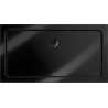 Mexen Flat правоъгълна плоча тънка 140 x 70 см, черна, сифон черен - 40707014B