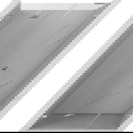 Mexen Lunar-F L сгъваеми душ врати леви 110 см, прозрачни, хром - 836SL-110-050-01-00-L