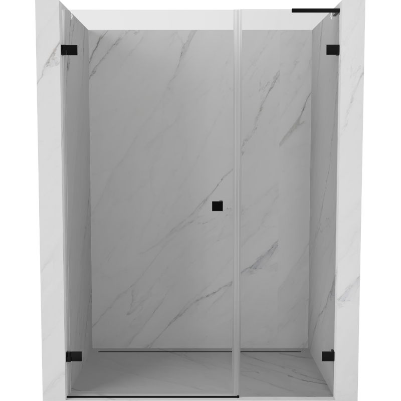Mexen Lunar-B L душ кабина с врата, лява 150 см, прозрачна, черна - 832SL-150-050-70-00-L