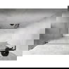 Mexen Lunar-B L душ кабина врати с отваряне навън лява 120 cm, прозрачен, матов метал - 832SL-120-050-95-00-L