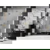 Mexen Lunar-F L сгъваеми душ врати ляви 130 cm, прозрачни, златни - 836SL-130-050-50-00-L