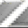 Mexen Lunar-F L сгъваеми душ врати ляви 130 cm, прозрачни, златни - 836SL-130-050-50-00-L
