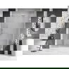 Mexen Lunar-B врата за душ, десни 125 cm, прозрачни, бели - 832S-125-050-20-00-P