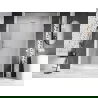 Mexen Lunar-B L сгъваема душ врата дясна 120 cm, прозрачна, бяла - 832SL-120-050-20-00-P