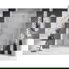 Mexen Lunar-B L сгъваема душ врата дясна 120 cm, прозрачна, бяла - 832SL-120-050-20-00-P