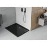 Mexen Flat правоугълен душ-под с размер 140 x 100 см, черен, черен сифони - 40701014B