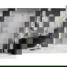 Mexen Lunar-B L десни душ врати, 125 cm, прозрачни, златни - 832SL-125-050-50-00-P