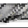 Mexen Lunar-B L десни душ врати, 125 cm, прозрачни, златни - 832SL-125-050-50-00-P