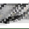 Mexen Lunar-B L десни душ врати, 125 cm, прозрачни, златни - 832SL-125-050-50-00-P