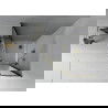 Mexen Rio полукръгла душ кабина 80 x 80 cm, графит, злато + поддушово корито Flat, бяло - 863-080-080-50-40-4110G