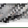 Mexen Lunar-B L десни душ врати, 145 см, прозрачно, розово злато - 832SL-145-050-60-00-P