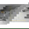 Mexen Rio квадратна душ кабина 90 x 90 см, графит, златна + Flat поднос, бял - 860-090-090-50-40-4010G