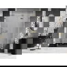 Mexen Lunar-F L сгъваеми душ врати десни 120 см, прозрачни, златни - 836SL-120-050-50-00-P