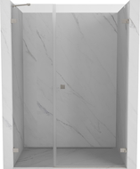 Mexen Lunar-B десни душ врати, 115 см, прозрачни, матов никел - 832S-115-050-97-00-P