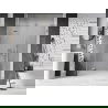 Mexen Lunar L душ кабина с лява врата 140 см, прозрачна, хром - 834SL-140-050-01-00-L
