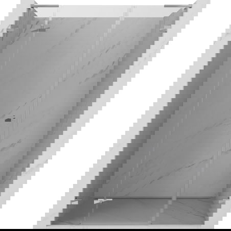 Mexen Lunar L душ кабина шарнирна лява 145 см, прозрачна, хром - 834SL-145-050-01-00-L