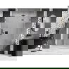 Mexen Lunar-F L сгъваеми душ врати, десни 115 см, прозрачни, gun metal - 836SL-115-050-95-00-P