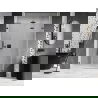 Mexen Lunar-F L сгъваеми душ врати десни 140 см, прозрачни, gun metal - 836SL-140-050-95-00-P