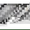 Mexen Lunar-F L сгъваеми душ врати десни 120 cm, прозрачни, матиран никел - 836SL-120-050-97-00-P