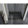 Mexen Apia плъзгащи се душ врати 95 см, прозрачно стъкло, златни - 845-095-000-50-00