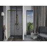 Mexen Apia плъзгащи се душ врати 120 см, прозрачни, златни - 845-120-000-50-00