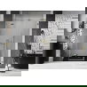 Mexen Lunar L лява вратa за душ 155 см, прозрачна, златна - 834SL-155-050-50-00-L