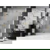 Mexen Lunar L лява вратa за душ 155 см, прозрачна, златна - 834SL-155-050-50-00-L