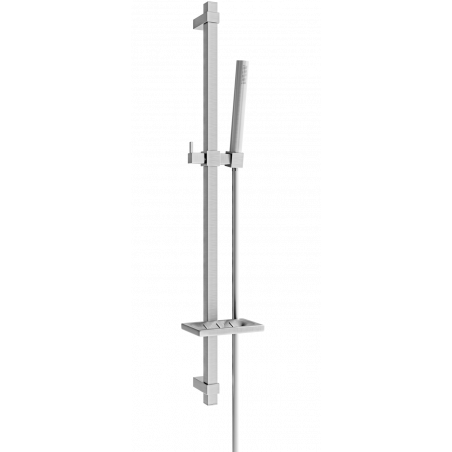 Mexen DQ70 плъзгащ се душ комплект, gun gray полиран - 785704581-66