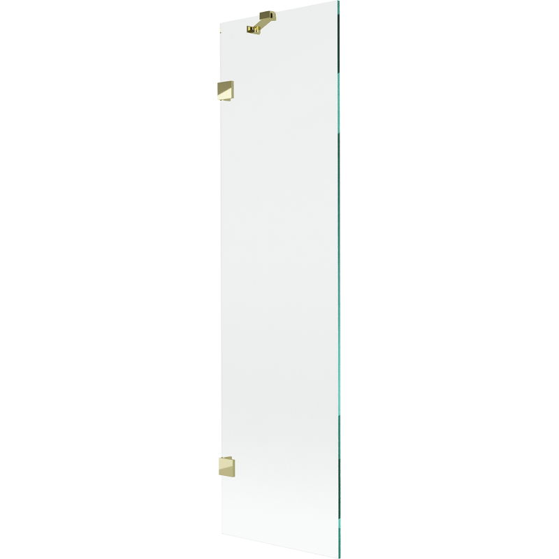 Mexen Lunar параван за вана 1-крилен 50 x 150 см, прозрачен, златен - 897-050-000-50-00