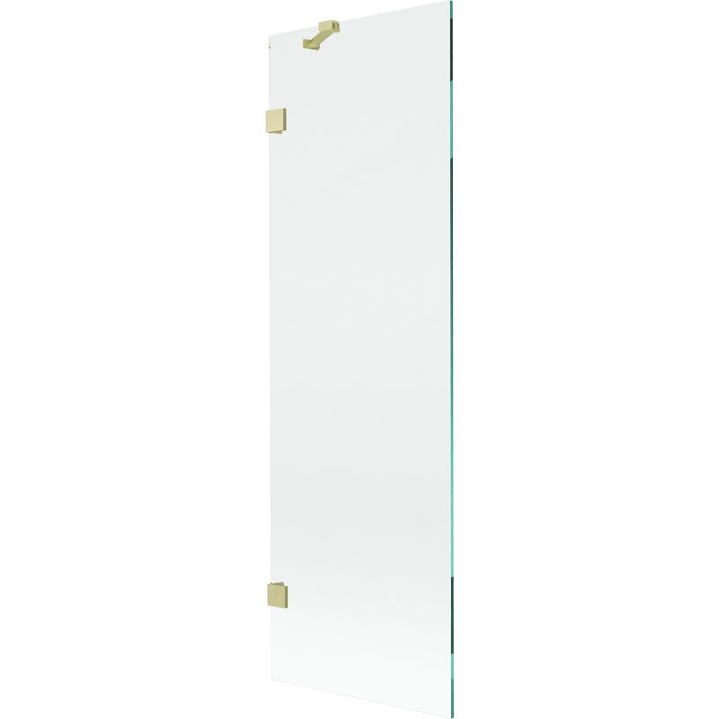 Mexen Lunar параван за вана с 1 крило 60 x 150 см, прозрачен, златисто четкан - 897-060-000-55-00