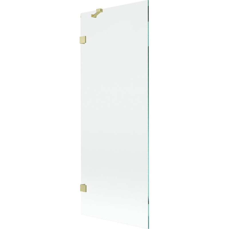 Mexen Lunar параван за вана, еднокрил 70 x 150 см, прозрачен, златисто четкан - 897-070-000-55-00