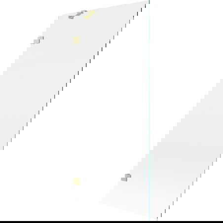 Mexen Lunar параван за вана, еднокрил 80 x 150 см, прозрачен, златист мат - 897-080-000-55-00