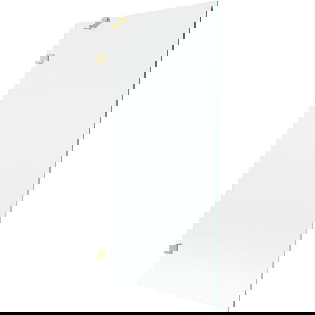 Mexen Lunar Душескав за баня с 1 крило 90 x 150 см, прозрачен, златно матово - 897-090-000-55-00