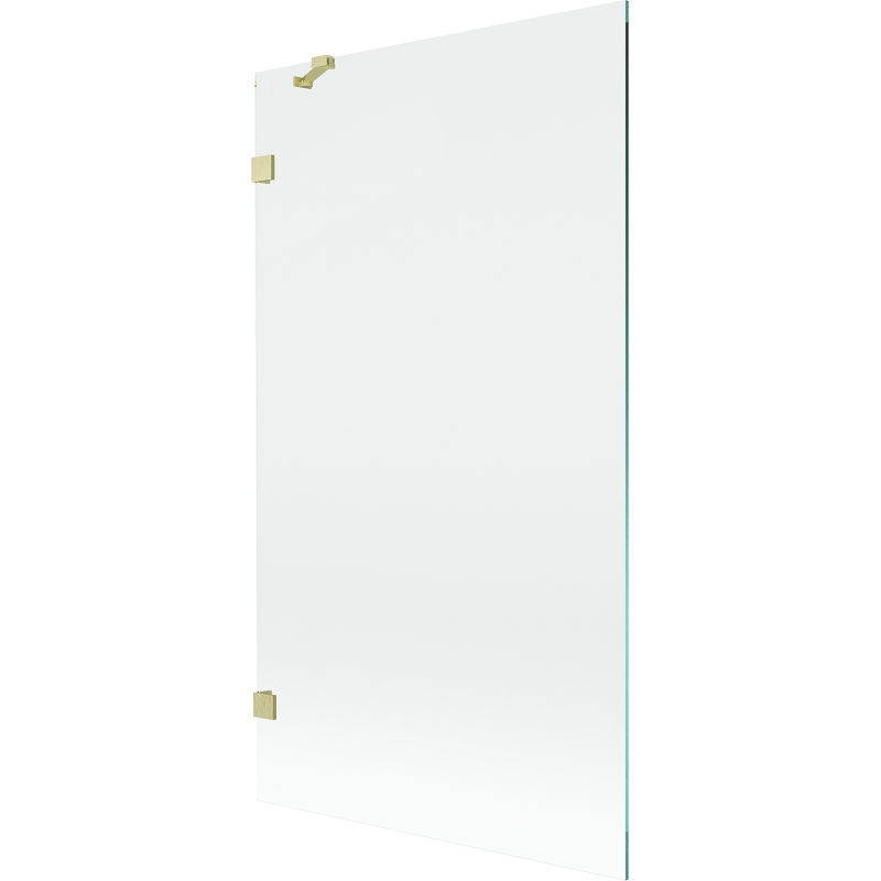 Mexen Lunar параван за вана с 1 крило 100 x 150 см, прозрачен, златист мат - 897-100-000-55-00