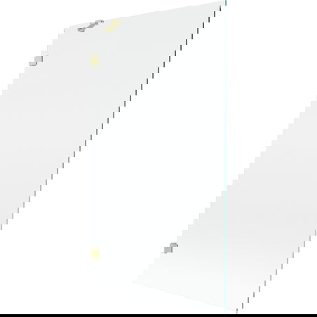 Mexen Lunar параван за вана с 1 крило 100 x 150 см, прозрачен, златист мат - 897-100-000-55-00