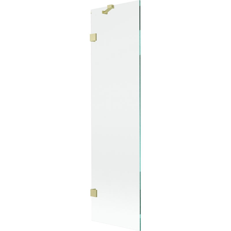 Mexen Lunar параван за вана с 1 крило 50 x 150 см, прозрачен, златен матов - 897-050-000-55-00