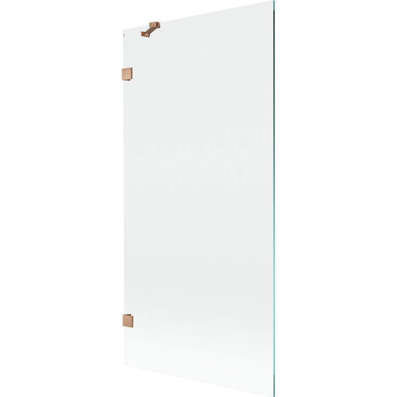 Mexen Lunar душ параван с 1 крило 90 x 150 см, прозрачен, четкана мед - 897-090-000-65-00