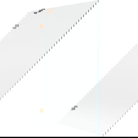 Mexen Lunar Параван за вана 1-крил 100 x 150 cm, прозрачен, четкана мед - 897-100-000-65-00