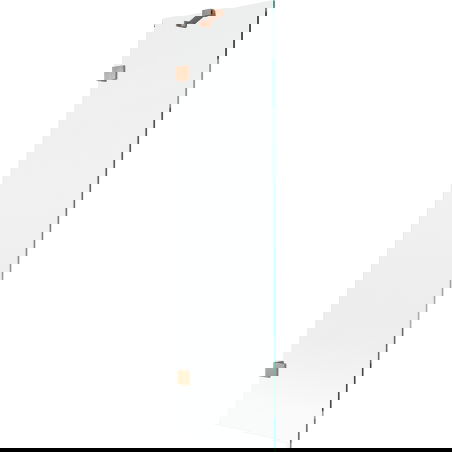 Mexen Lunar параван за баня с едно крило 50 x 150 см, прозрачен, четкана мед - 897-050-000-65-00