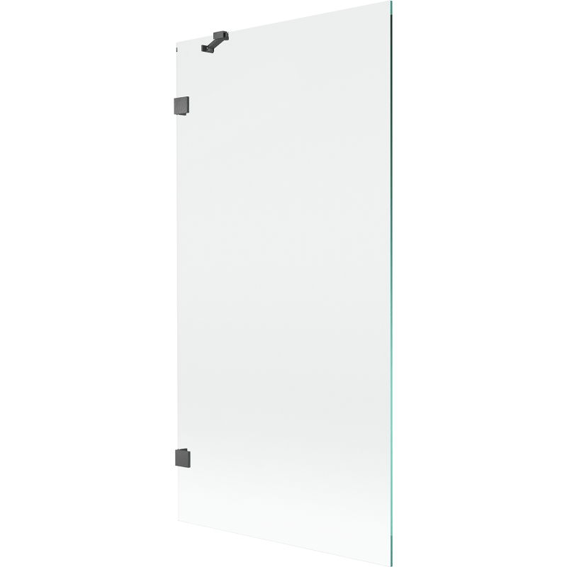 Mexen Lunar параван за вана с 1 крило 90 x 150 см, прозрачен, четкано оръжейно сиво - 897-090-000-66-00