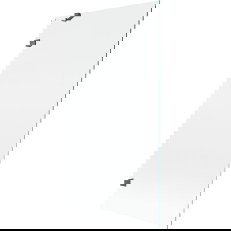 Mexen Lunar параван за вана с 1 крило 90 x 150 см, прозрачен, четкано оръжейно сиво - 897-090-000-66-00