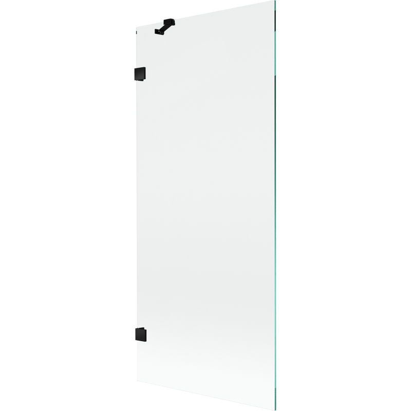 Mexen Lunar параван за вана с 1 крило 80 x 150 см, прозрачен, черен - 897-080-000-70-00