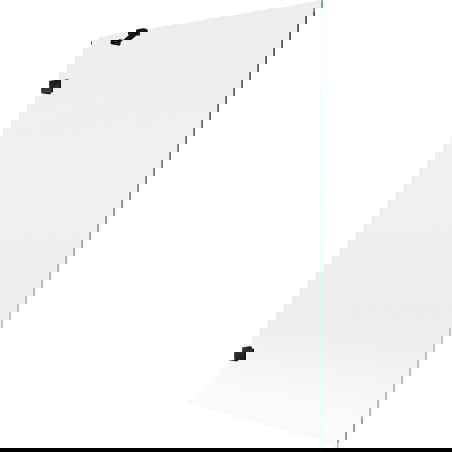 Mexen Lunar еднокрило параван за вана 100 x 150 см, прозрачен, черен - 897-100-000-70-00